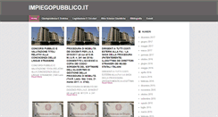 Desktop Screenshot of impiegopubblico.it